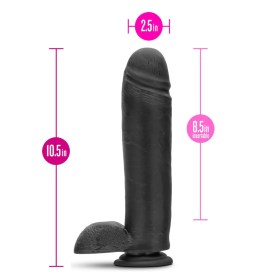 Silikonski dildo u crnoj boji 331231-1